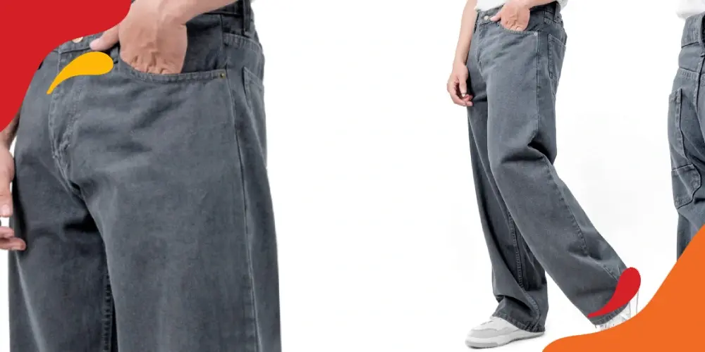 celana losse fit jeans Gizmo